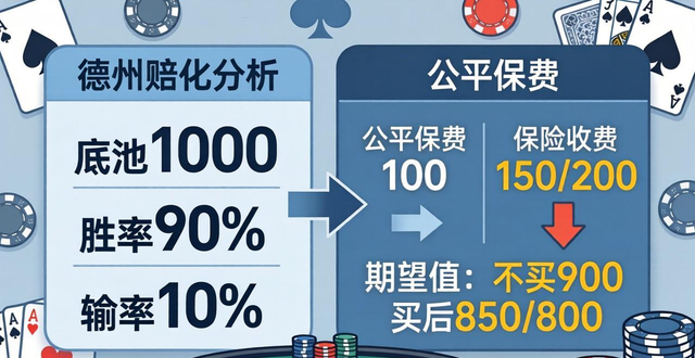 德州扑克买保险的赔率怎么算？保险到底划算吗？