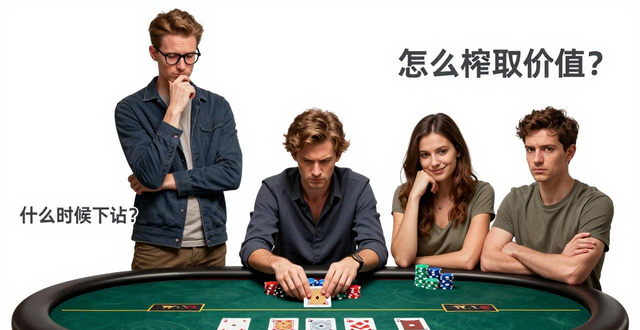 德州扑克VE价值提取技巧：什么时候下注、怎么对不同对手榨取价值