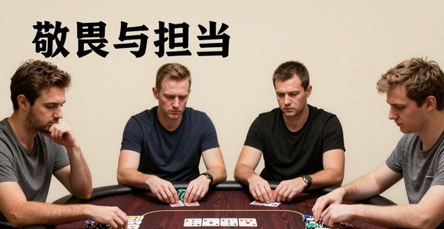 德州扑克孝义之道 牌桌上的敬畏与担当