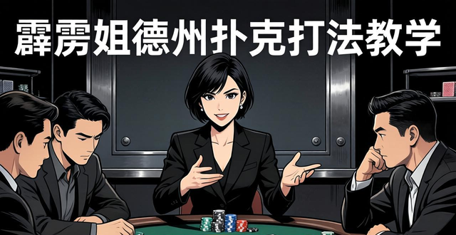 霹雳姐德州扑克打法教学 学习松凶侵略性策略技巧