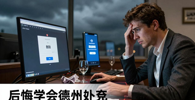 后悔学会德州扑克：两年输掉5万，普通人千万别碰