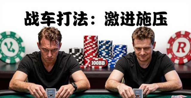 德州扑克战车打法技巧：持续进攻施压，让对手在压力下犯错
