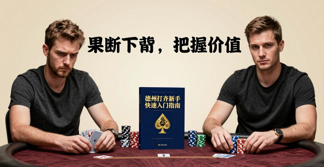 德州扑克新手快速入门指南 学会这3点避免输光筹码 德州扑克新手快速入门指南 学会这3点避免输光筹码