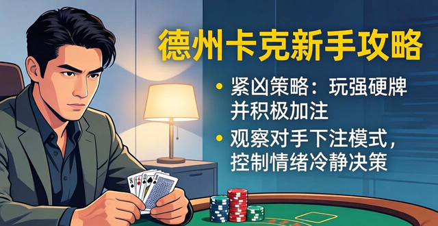 德州扑克简化版:新手入门速成攻略,比大小和下注其实超简单 德州扑克简化版:新手入门速成攻略,比大小和下注其实超简单