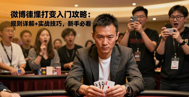 微博德州扑克入门攻略：规则详解+实战技巧，新手必看