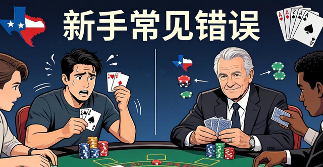 德州扑克新手怎么学 提高胜率常犯错误总结