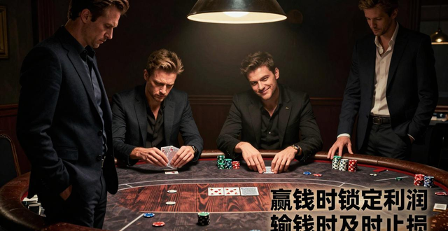 德州扑克学会站起：赢钱时锁定利润，输钱时及时止损