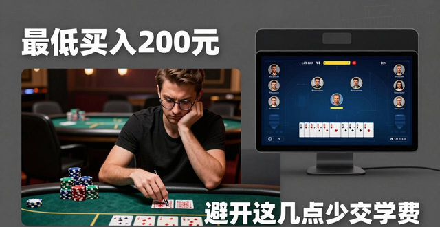 MGM德州扑克新手入门：最低买入200元，避开这几点少交学费
