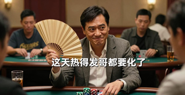 周润发打德州扑克搞笑场面 发哥表情包小动作逗乐全场 周润发打德州扑克搞笑场面 发哥表情包小动作逗乐全场