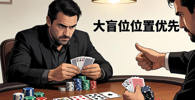 大盲位怎么玩才不亏？学会防守和偷盲，德州扑克大球技巧