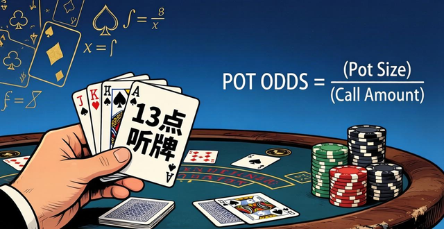 德州扑克13点听牌怎么玩 胜率近50%的听牌策略