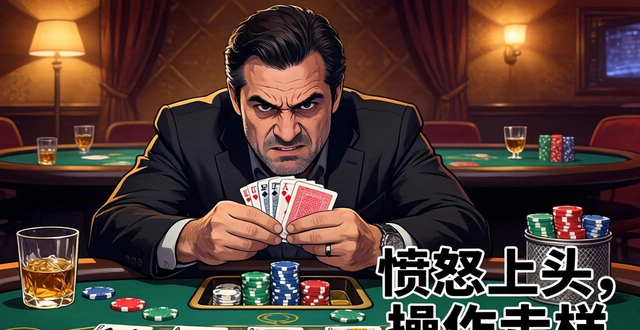 德州扑克总因生气输钱？学会情绪管理，告别上头冲动