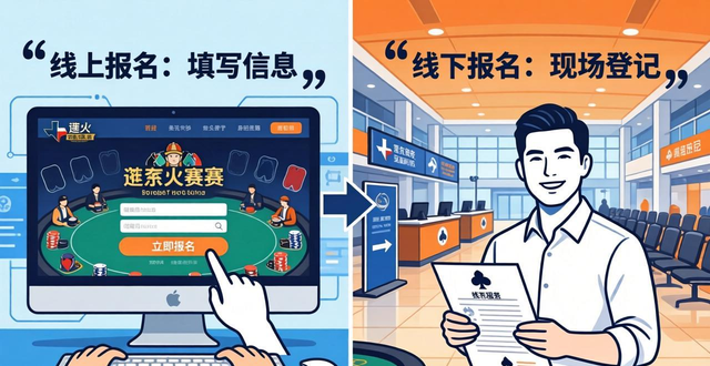 德州扑克怎么报名？线上线下两种途径，报名流程一文看懂