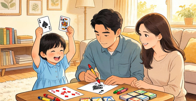 蜡笔德州扑克 亲子版介绍和孩子一起画牌玩牌的方法