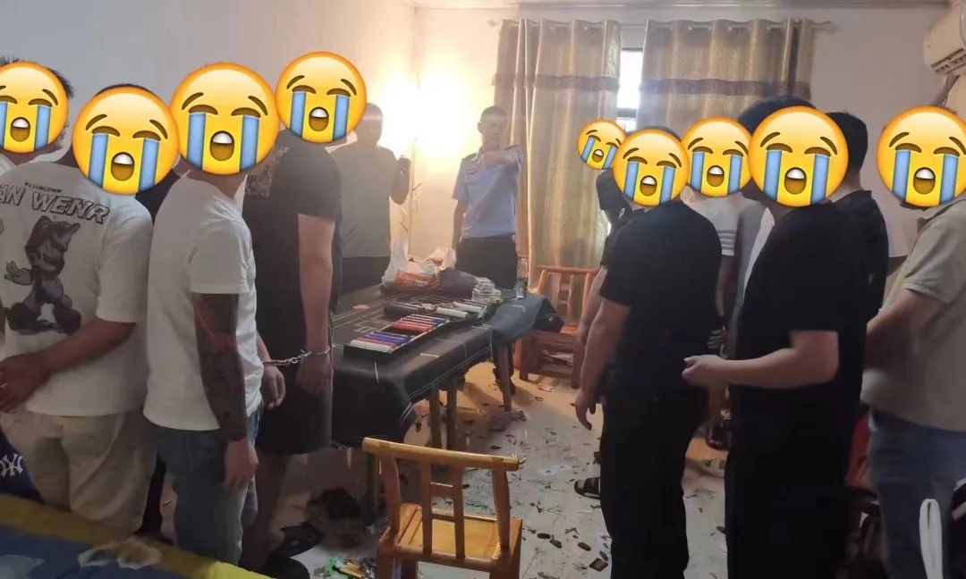 公安县警方打掉德州扑克赌博窝点 抓获11名涉赌人员