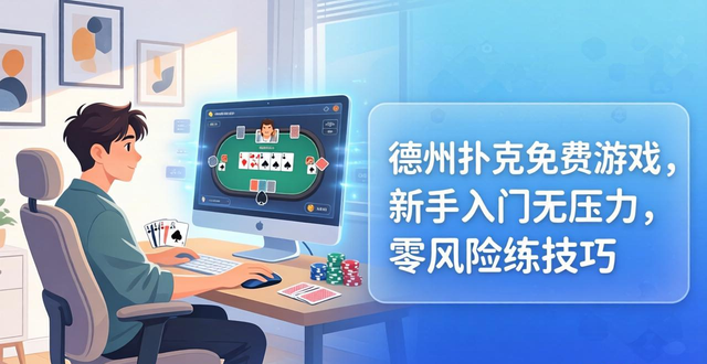 德州扑克免费游戏在哪玩？新手入门无压力，零风险练技巧