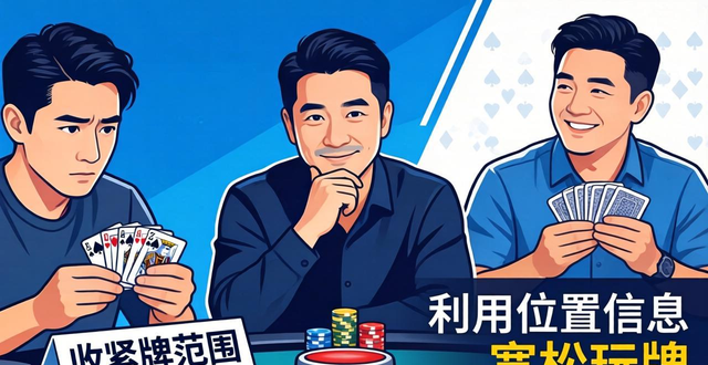 新手快速入门德州扑克教程表：手牌强度与位置优势详解