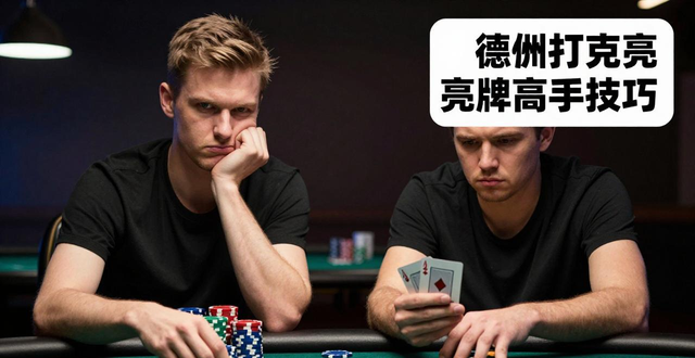 德州扑克亮牌高手技巧,学会亮牌时机与心理战 德州扑克亮牌高手技巧,学会亮牌时机与心理战