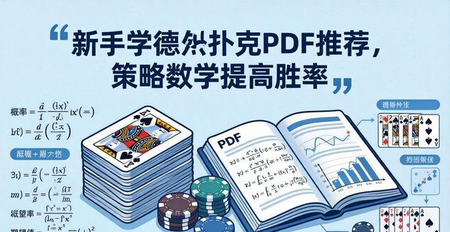 新手学德州扑克PDF推荐，策略数学提高胜率