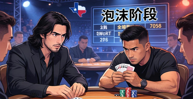 德州扑克稳定进钱圈攻略 泡沫期打法与心态调整