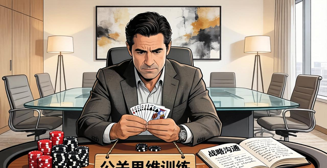玩德州扑克能练公关思维 十年玩家说这几点最像谈判