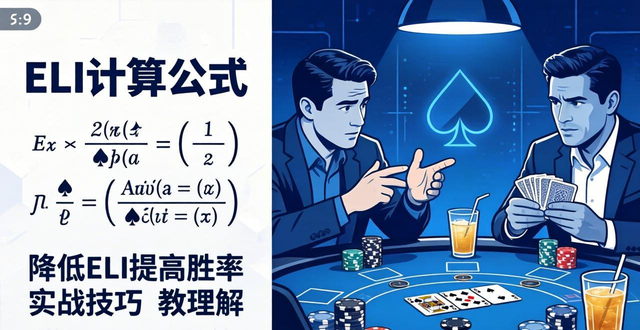 德州扑克ELI是什么意思？一个公式算出你的长期输钱漏洞