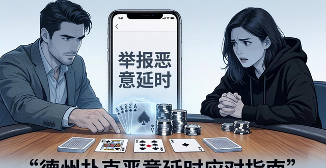 德州扑克恶意延时怎么应对？教你识破干扰并有效举报