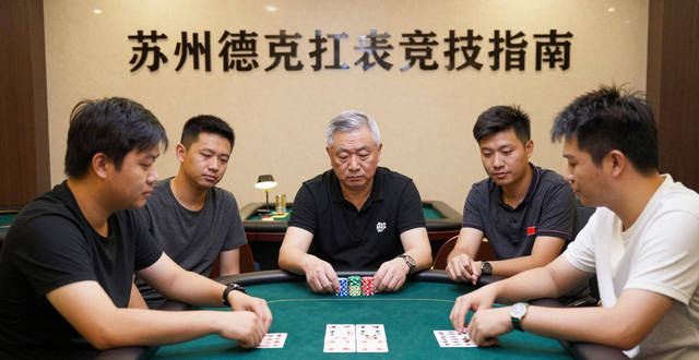 苏州德州扑克竞技指南：正规俱乐部与新手参赛攻略