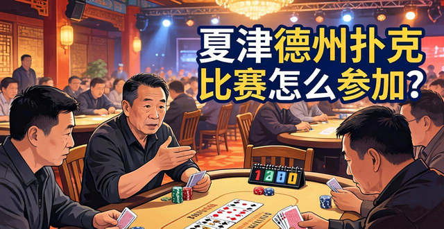 夏津德州扑克怎么玩？本地玩家详解规则与实用技巧