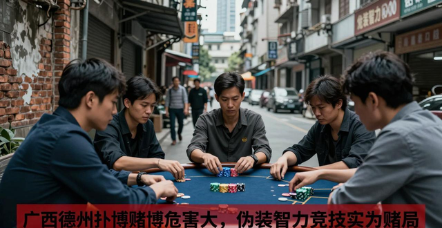 广西德州扑克赌博危害大 伪装智力竞技实为赌局