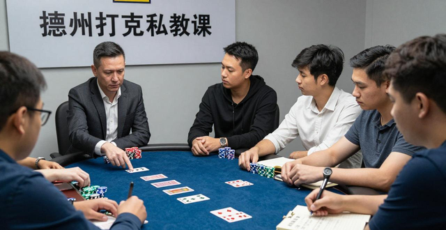 德州扑克私教课：扔掉运气靠技术，教你稳定提升胜率