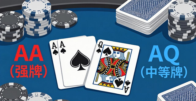 德州扑克aaq AA和AQ别再混淆着打了，教你正确玩法轻松盈利