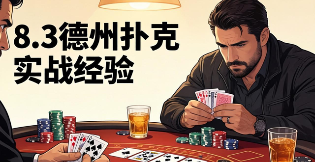 8.3德州扑克实战经验：3个技巧提高胜率，避免输大池