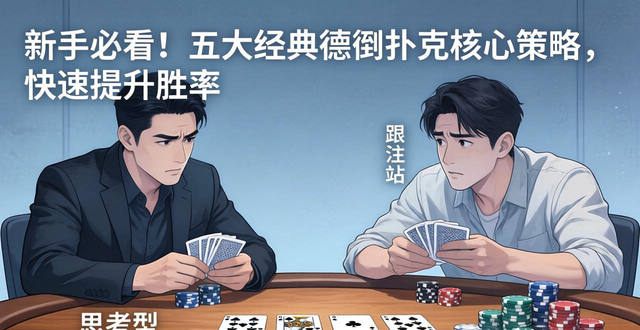 新手必看！五大经典德州扑克核心策略，快速提升胜率