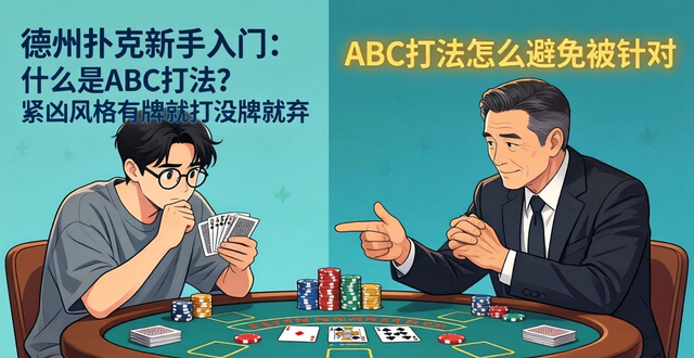 德州扑克新手入门：什么是ABC打法？紧凶风格有牌就打没牌就弃