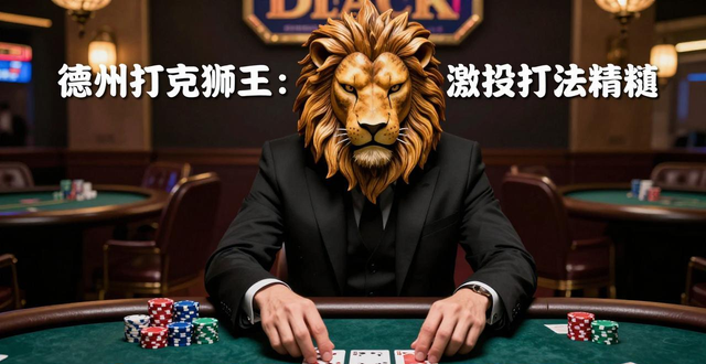 德州扑克狮王：激进打法精髓，从翻牌前加注到诈唬全解析