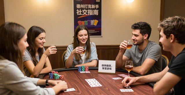 德州扑克新手快速融入社交指南 从牌桌看性格的社交新方式