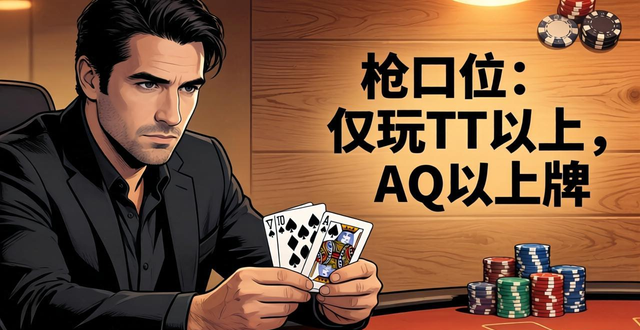 GG扑克德州扑克怎么赢钱？紧凶策略+快速看牌技巧