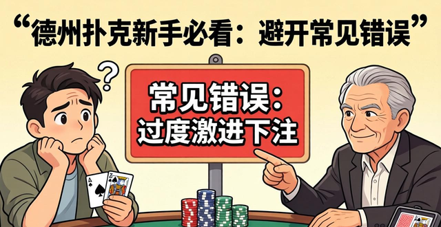 德州扑克力 德州扑克新手必看：从入门到提高胜率，避开常见错误