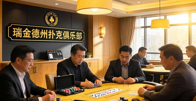 瑞金德州扑克俱乐部：专业规范、以牌会友的智力竞技中心