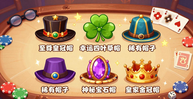 QQ德州扑克帽子怎么获得？稀有帽子有哪些