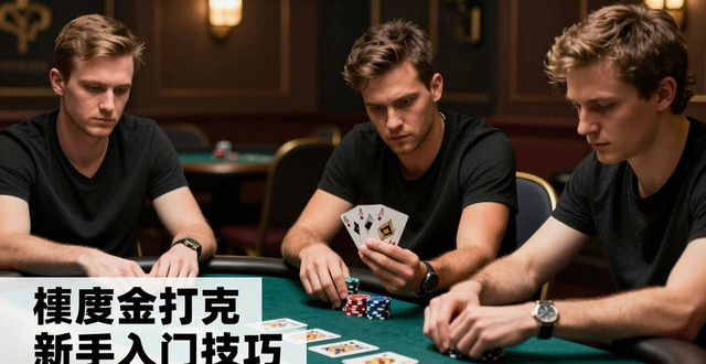 德州金扑克新手入门技巧 从起手牌到资金管理提高胜率