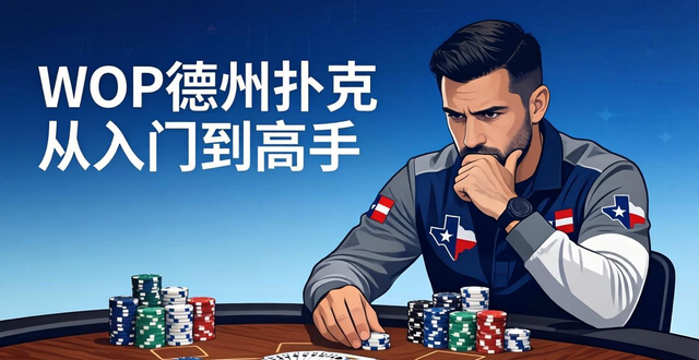 WOP德州扑克从入门到高手：规则技巧与实战策略全攻略