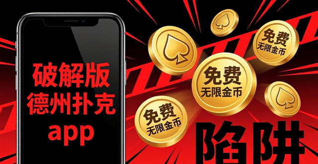 破解版德州扑克app千万别下 免费无限金币背后是陷阱
