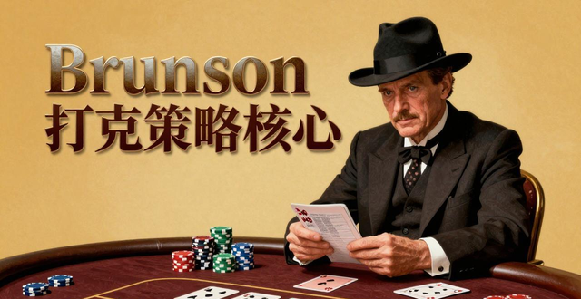 德州扑克之夜必学：Brunson扑克策略的核心与应用