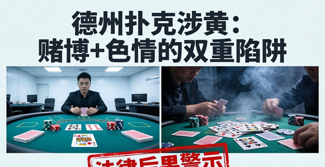 德州扑克涉黄是什么情况 赌博加色情的危害与法律后果