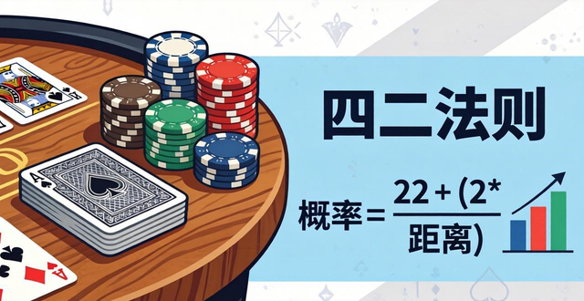 德州扑克胜率怎么快速计算？四二法则和听牌概率详解
