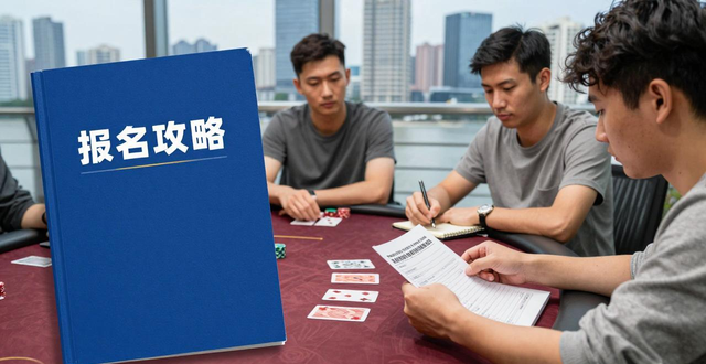 2026南通德州扑克赛时间地点报名攻略