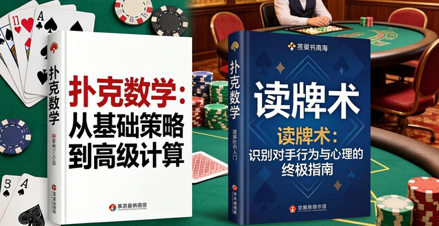 德州扑克购书指南 新手到进阶这样选书少花冤枉钱