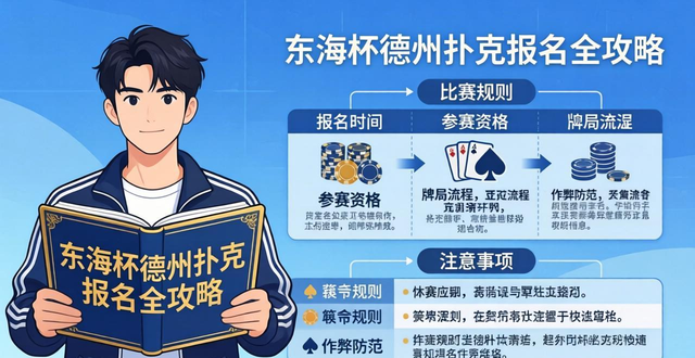 东海杯德州扑克报名全攻略 新手参赛流程详解